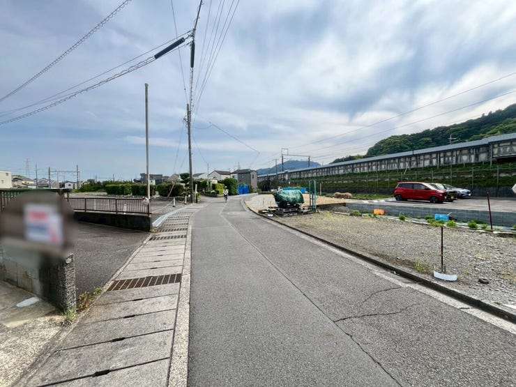 前面道路です。