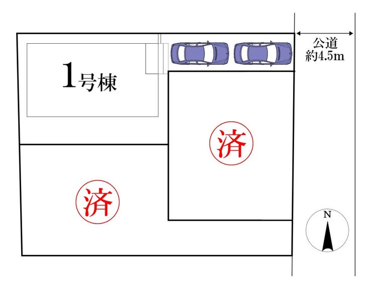 ◎区画図:1号棟