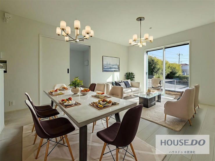 【リビング】
リビング家具付きイメージ(家具はCGです)♪