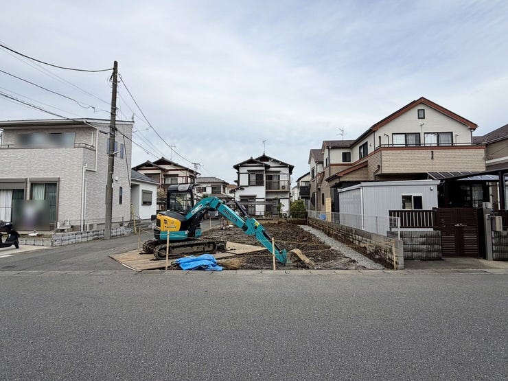 【外観】
南西角地×敷地約141.90㎡(42.92坪)!