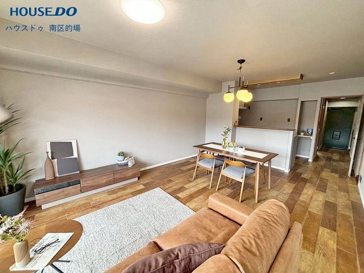 家族で過ごすことが多いリビングはぬくもりを感じる優しい空間。