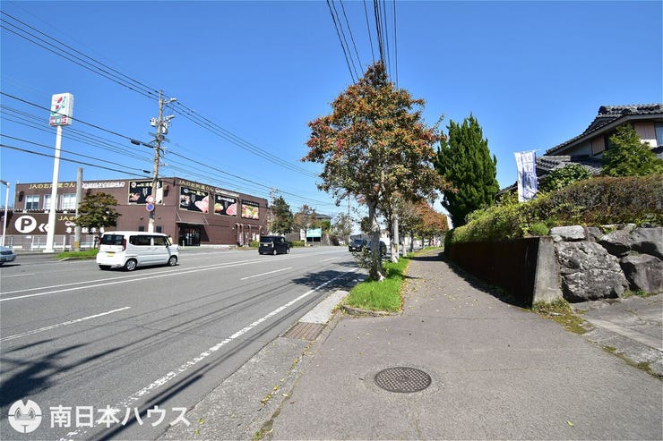 【前面道路】鹿児島県道吉野公園線沿いにあります!看板効果や店舗・事務所にもお勧めです♪