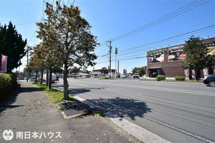 【前面道路】鹿児島県道吉野公園線沿いにあります!看板効果や店舗・事務所にもお勧めです♪
