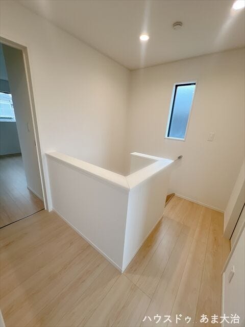 広々としている2階廊下。