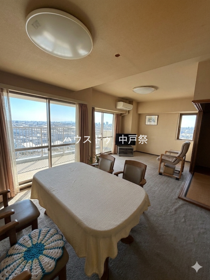 眺望の良いリビング