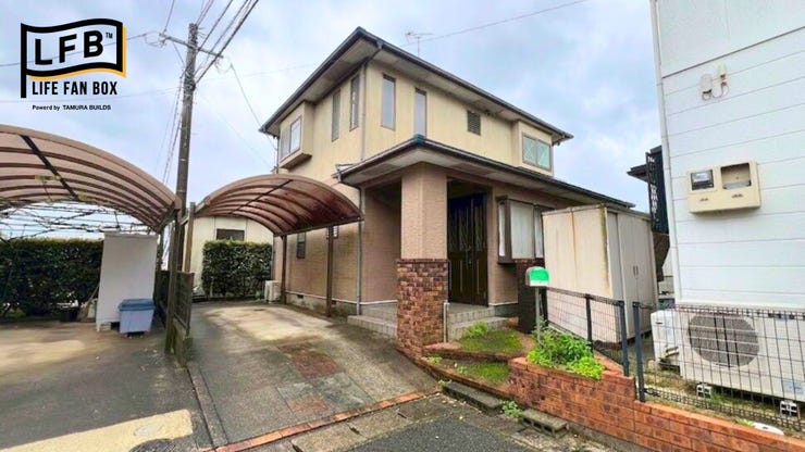 【外観】
外壁・屋根は塗装いたします♪
※リフォーム前の写真です。