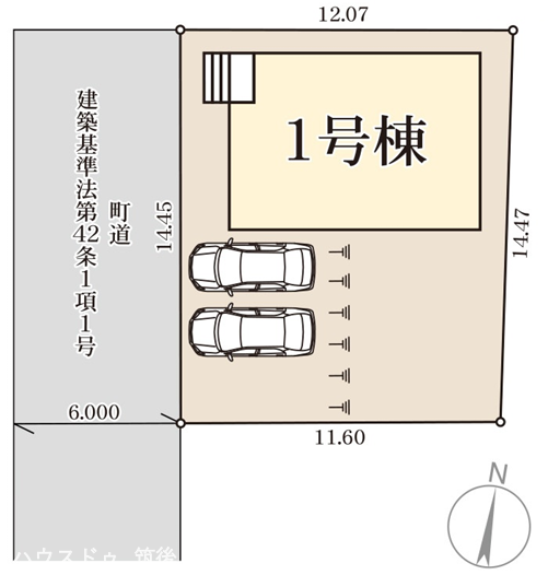 駐車2台可能。
2026年6月下旬完成予定。