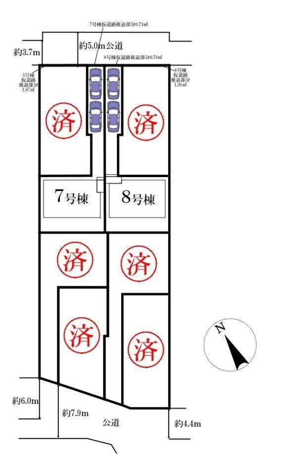 ◎区画図:8号棟