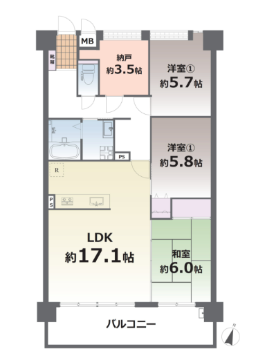【間取り】
■3SLDK■