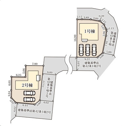 ■2号棟・車2台駐車可能■