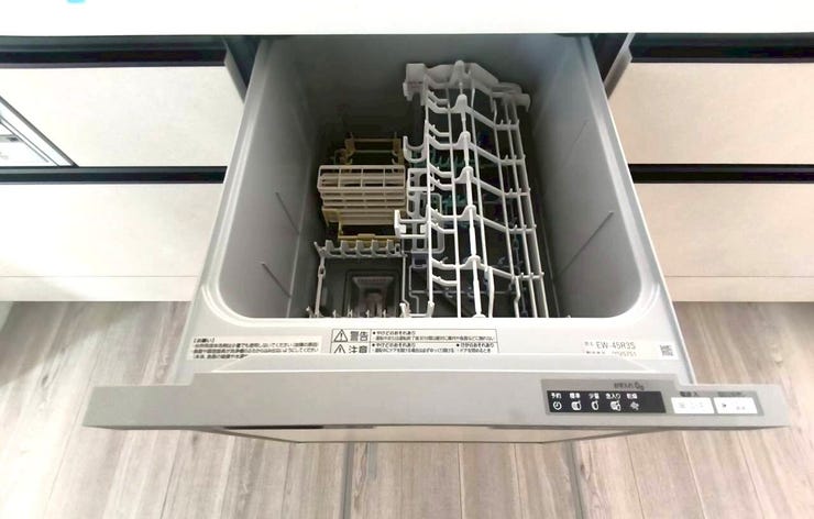 汚れらお皿も食器洗浄機でラクチン洗浄♪