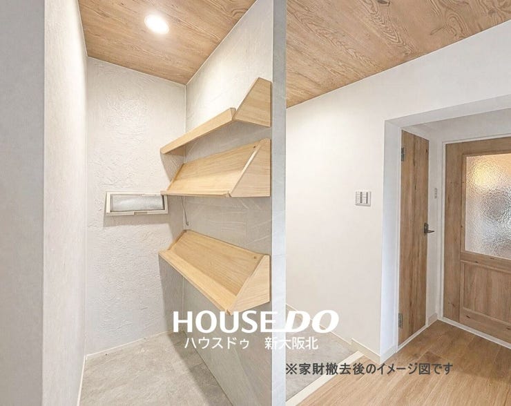 ■シューズクロークには、靴などの他にもベビーカーや趣味のアウトドア用品、ゴルフバッグなどを収納aすることで玄関スペースをスッキリと保てます◎