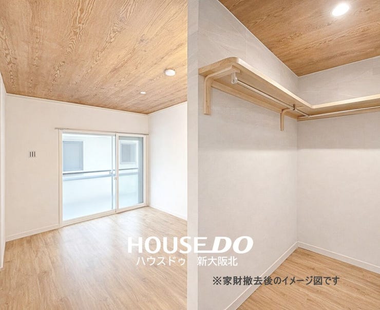 ■ウォークインクロークには扉を設置していないため開放感のある室内となっています!
■お気に入りの洋服や小物をおしゃれに飾って見せる収納を楽しむのもいいですね♪