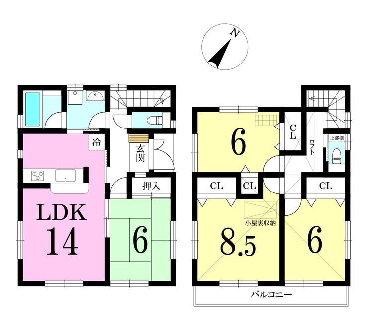 【外観】
◎間取り図