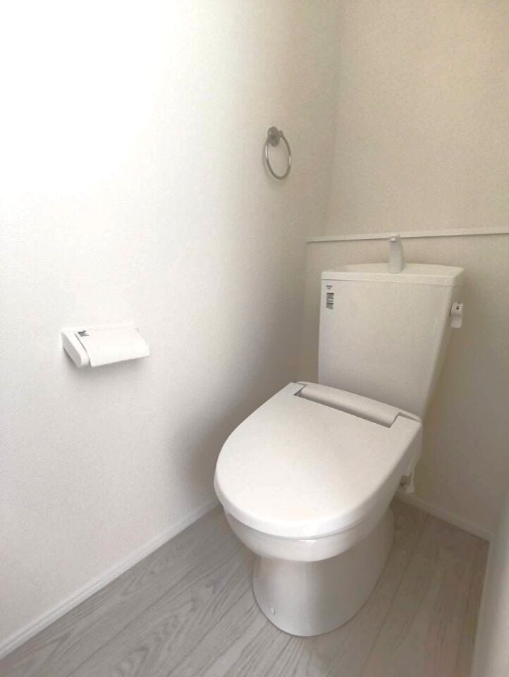 2階にもトイレがあり、朝の混雑の解消にも役立ちます