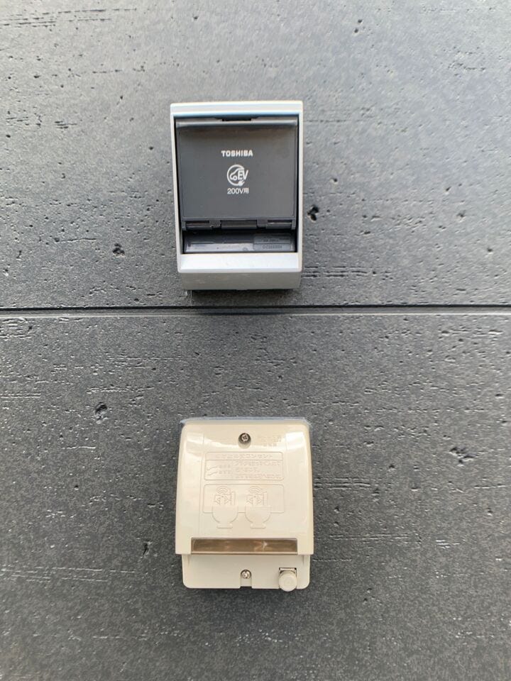 EV充電コンセント・屋外コンセント