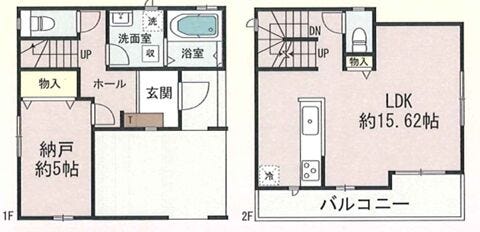 【間取り】
1,2階の間取りです