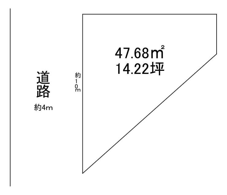 【区画図】
売土地
喜多町 47.68㎡