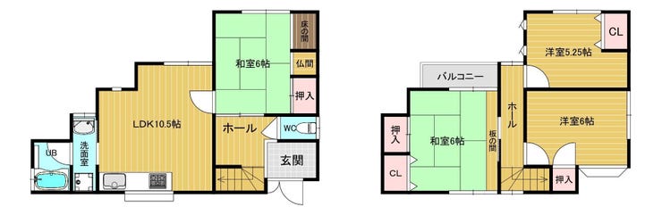 【間取り】
4LDKの間取りです♪