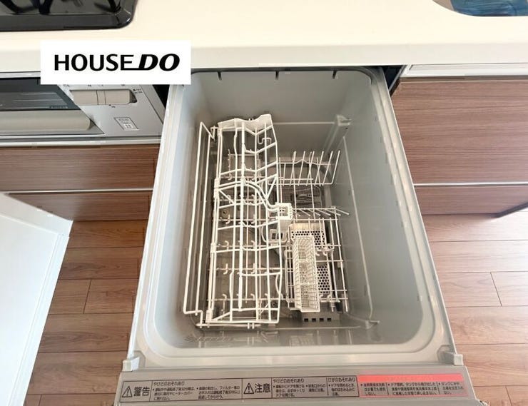 食洗機付で、家事時間を10分短縮!