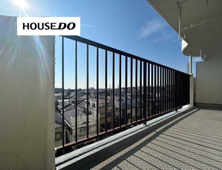 南向き5階部分で日当たり・通風良好♪