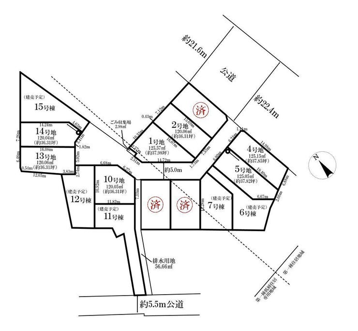 【外観】
◎区画図:4号地
