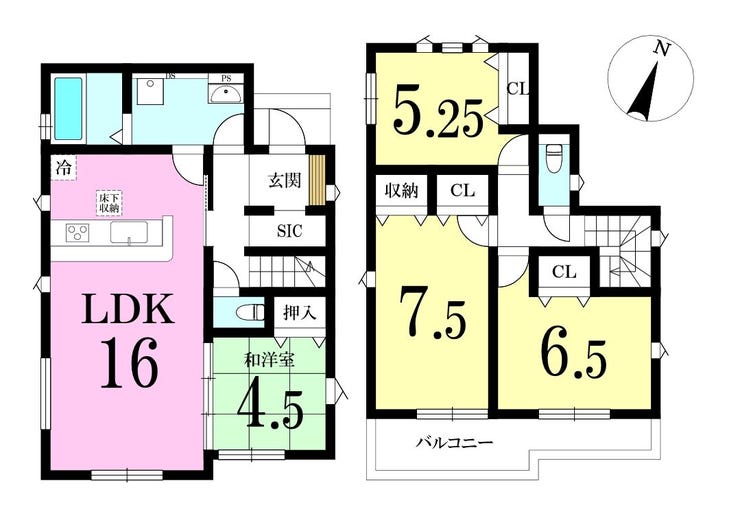 【間取り】
◎間取り図:3号棟