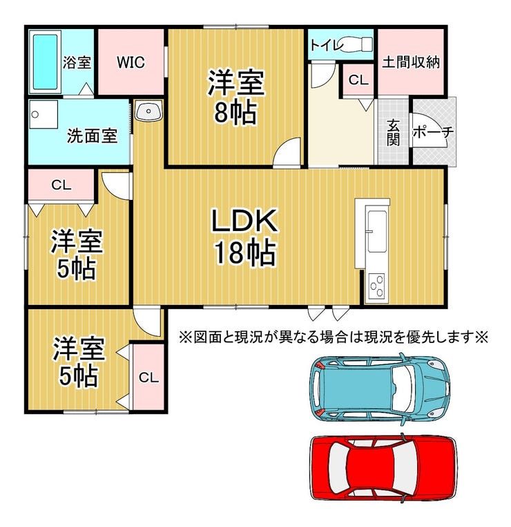 【間取り】
3LDKの間取り♪
