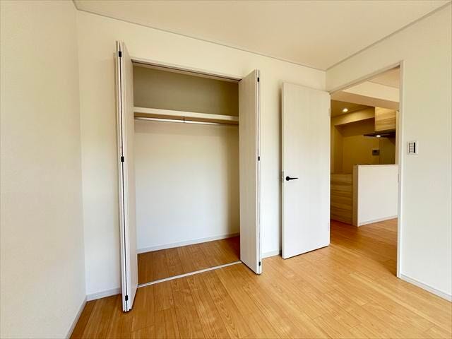 5.7帖:CLはハンガーパイプや枕棚があらかじめついているので、サッと片づける事が出来ます!