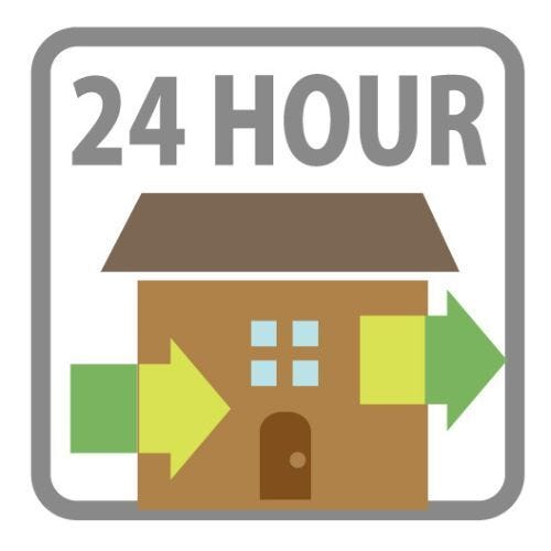 【24時間換気システム】
室内の汚れた空気を排出し新鮮な空気を取り入れることで、清潔で快適な環境を保ちます!
窓を開けずに換気できるため騒音を抑えられ、湿気や結露、カビの発生も防ぎます♪