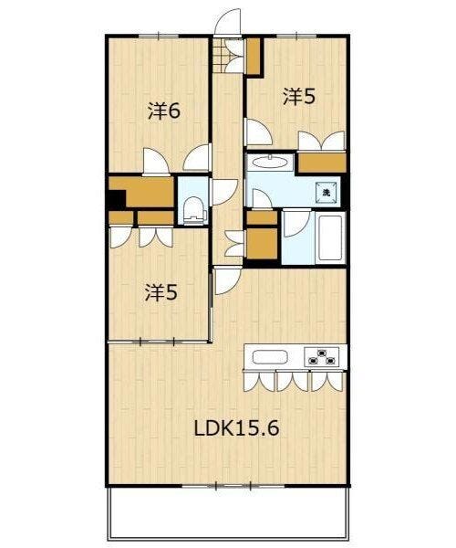 【間取り】
3LDKの間取りです