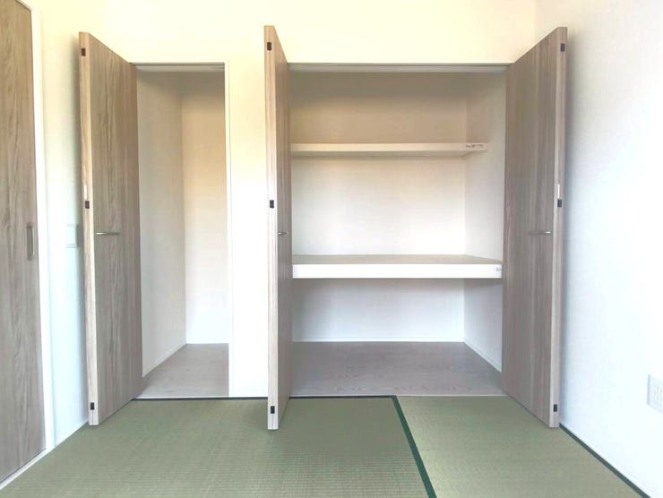 使い勝手の良い3段に分かれている収納スペースです