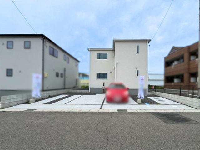 4台停められる駐車場