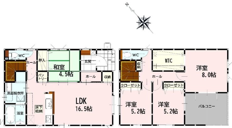 【間取り】
■2号棟・4LDK■