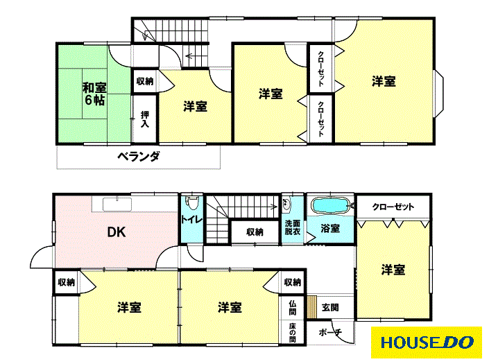 【間取り】
【価格】1200万円
【間取り】7DK
