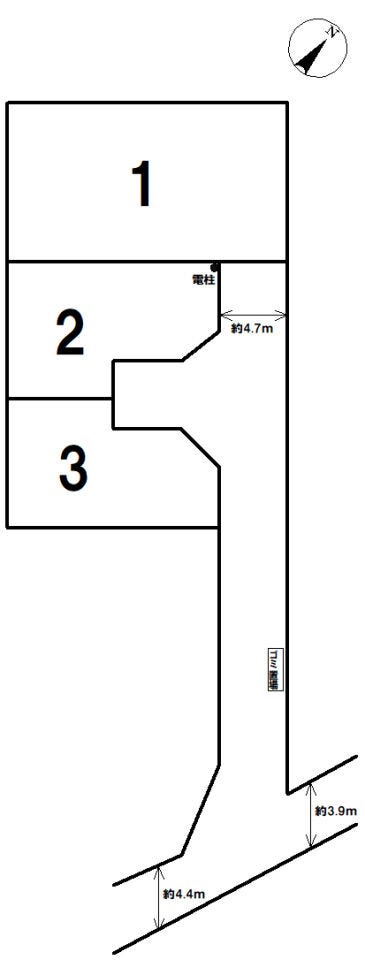 【全体区画図】
3号地