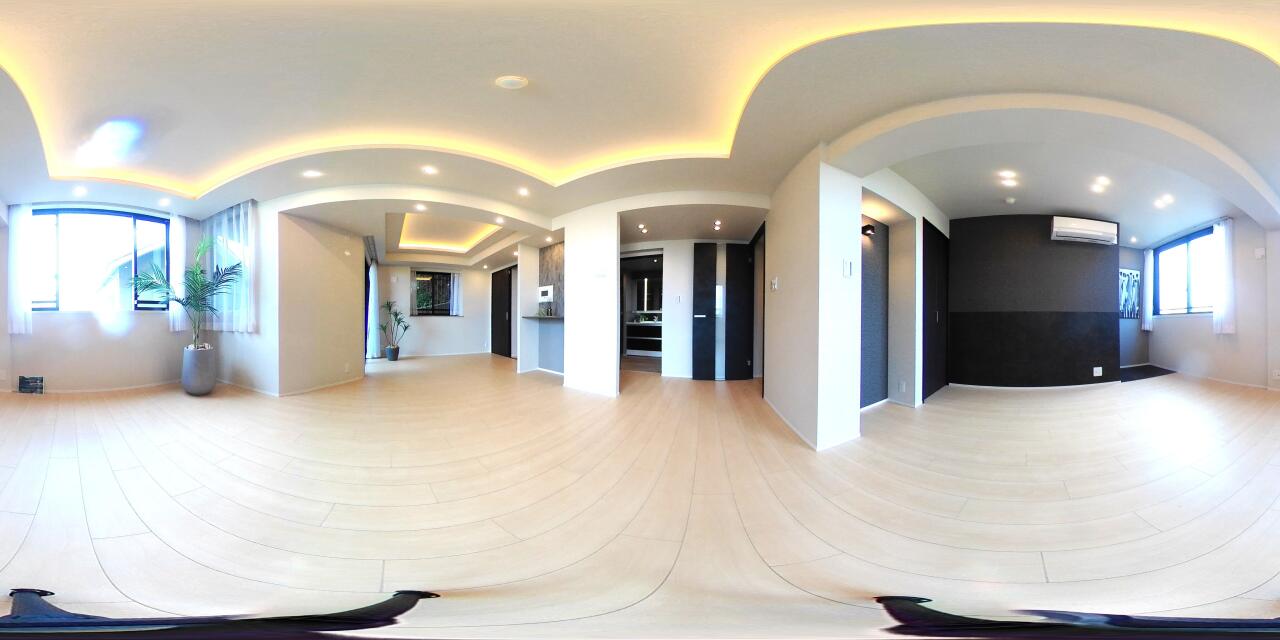 約23.1帖のLDKの360度写真です。