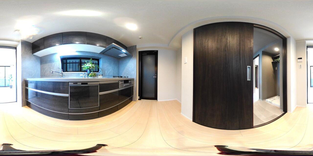 キッチンからの360度写真です。