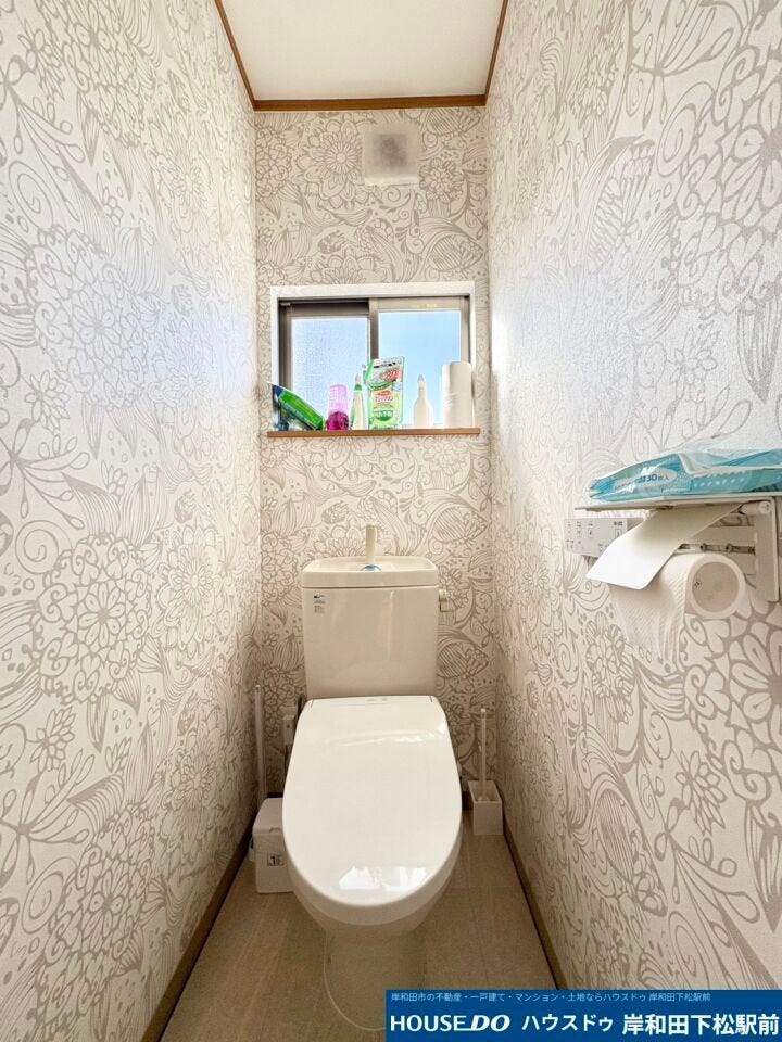 2階にもトイレ完備♪忙しい朝もトイレに悩みま線♪