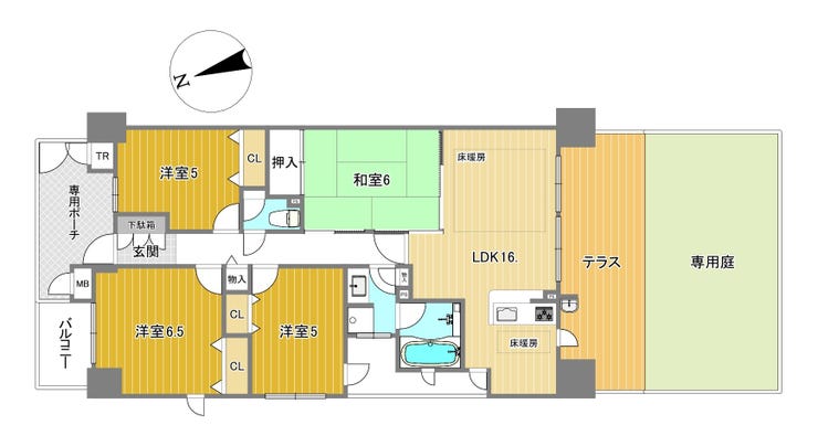 【間取り】
★室内リフォーム済!随時ご見学にご対応可能ですのでお気軽にお申し付け下さい♪