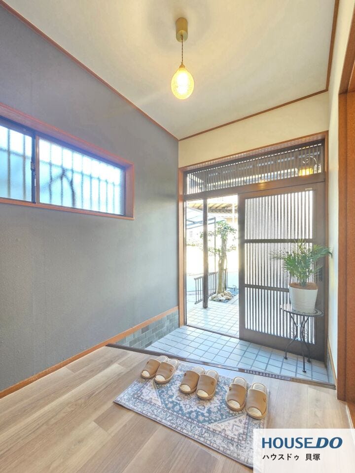 開放感のある広い玄関です。