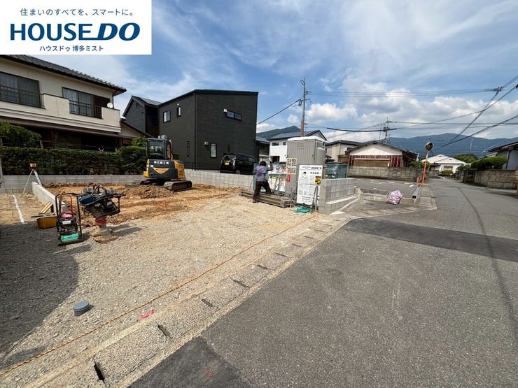【糟屋郡須惠町大字新原 新築オール電化住宅】(5月8日撮影)