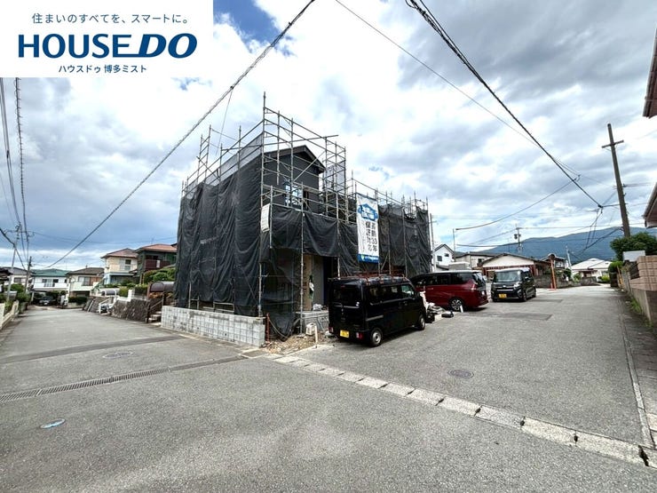 【糟屋郡須惠町大字新原 新築オール電化住宅】(7月7日撮影)