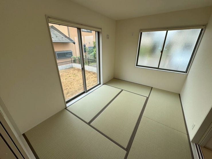 柔らかい畳は子どもが安全に過ごせる場所にもなります。