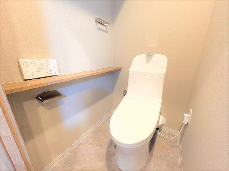 ウォシュレット付きのトイレ!
新調されており、安心して使用できますね♪