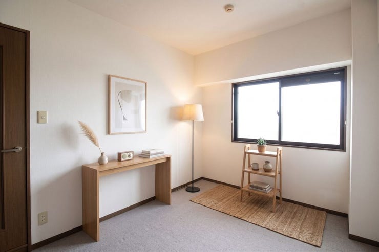 *6帖の洋室*
とても明るくシンプルな色目なのでカーテンや家具などでお部屋のアレンジが楽しめそうですね◎
(CG加工の為、現況と異なります。)