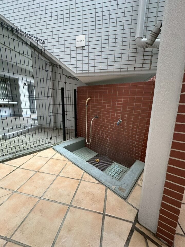 ペット足洗い場