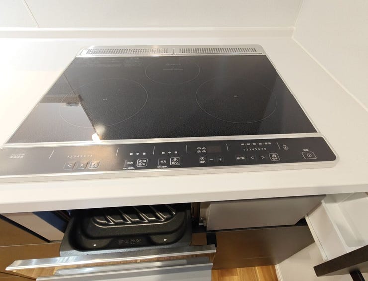 IHコンロで火を使わないので安心です!