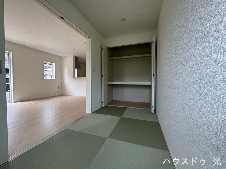 ■□扉を開放すればLDKと一体利用でき、さらに広々とした空間を演出します□■