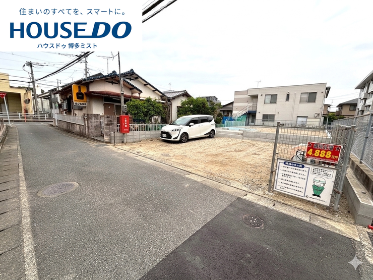 【福岡市東区八田 新築戸建て】■駐車スペースは4台分■大家族さんにオススメの5LDKオール電化住宅